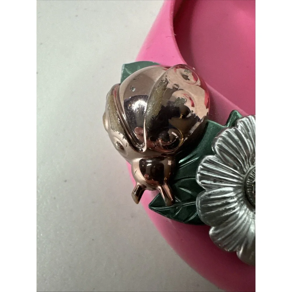 Mini Melissa Ultragirl Garden Pink Jelly Mary Jane Flower Ladybug Shoes